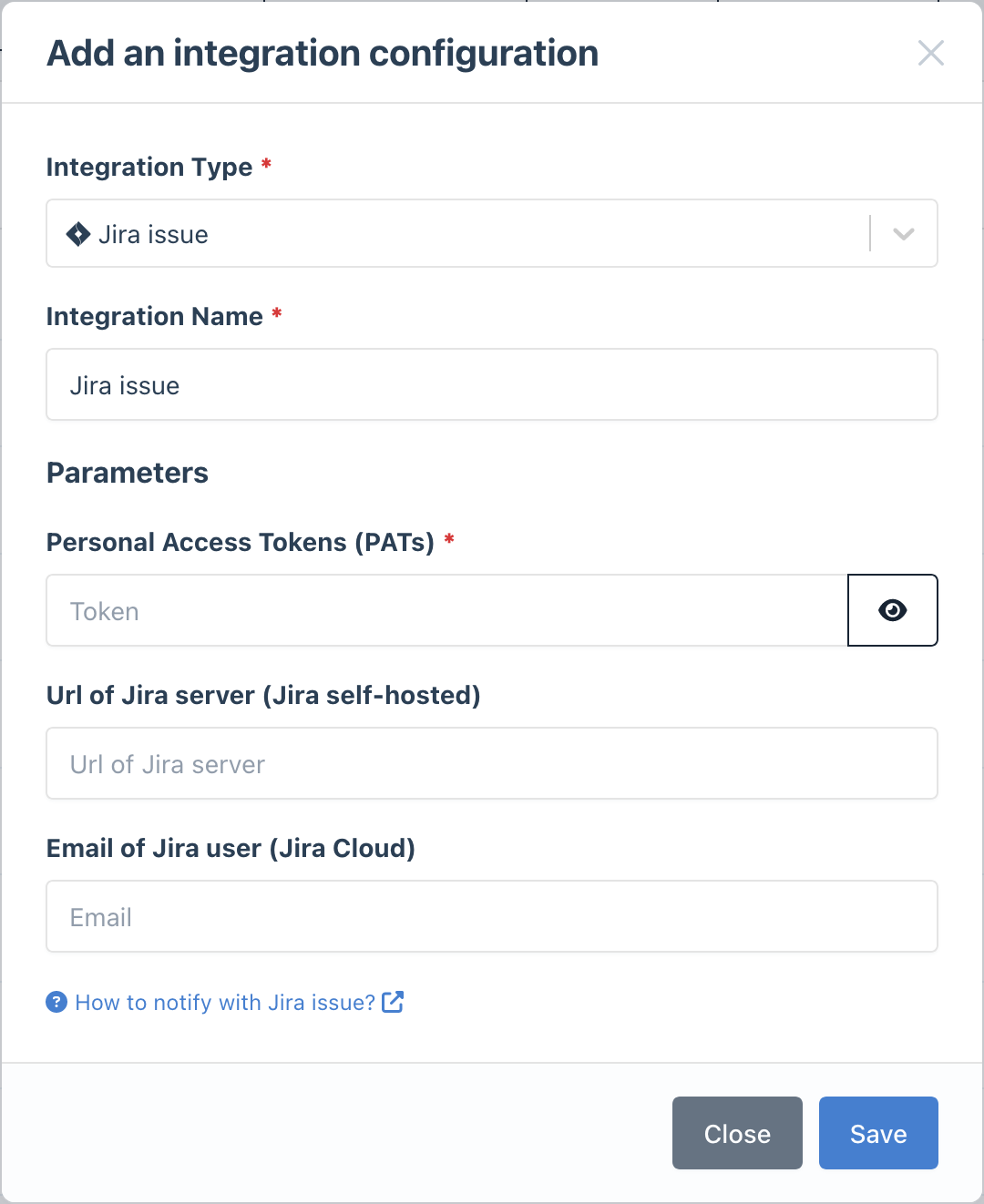 Screenshot Jira integration