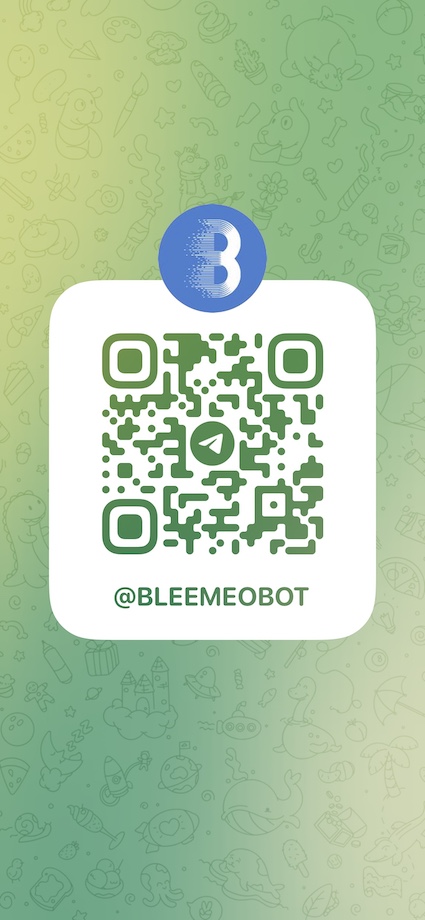 Add BleemeoBot on Telegram