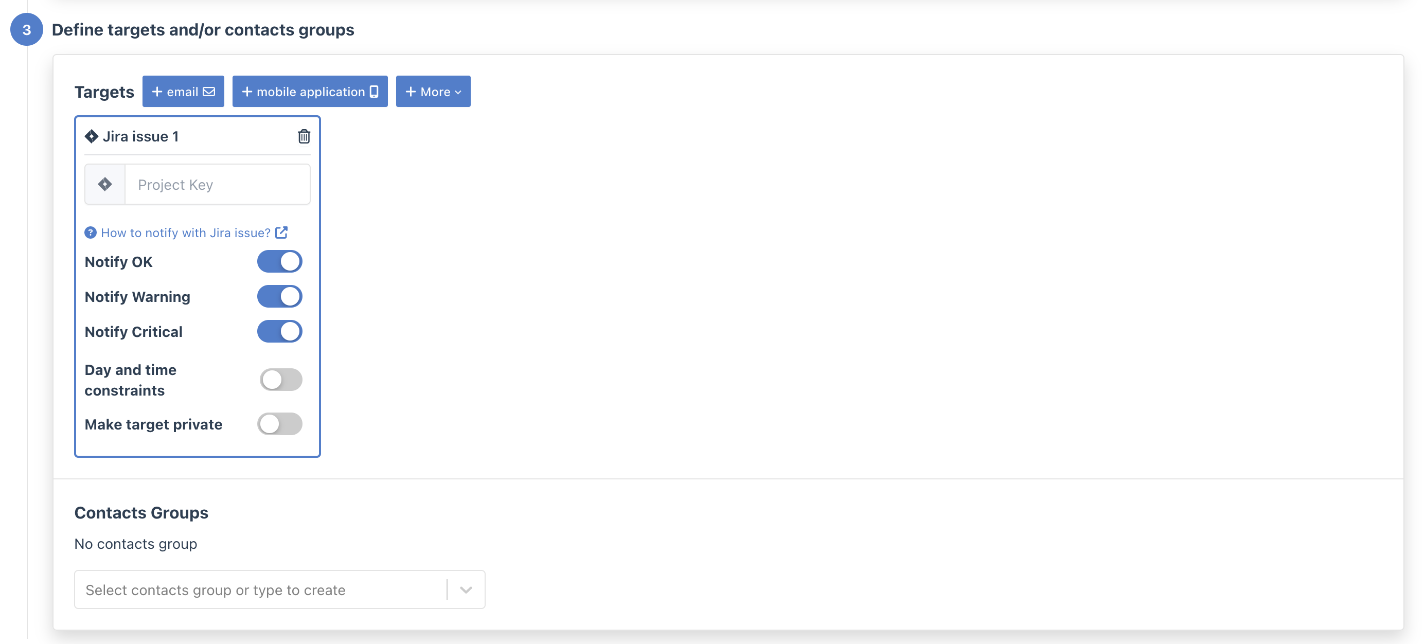 Jira notification rule