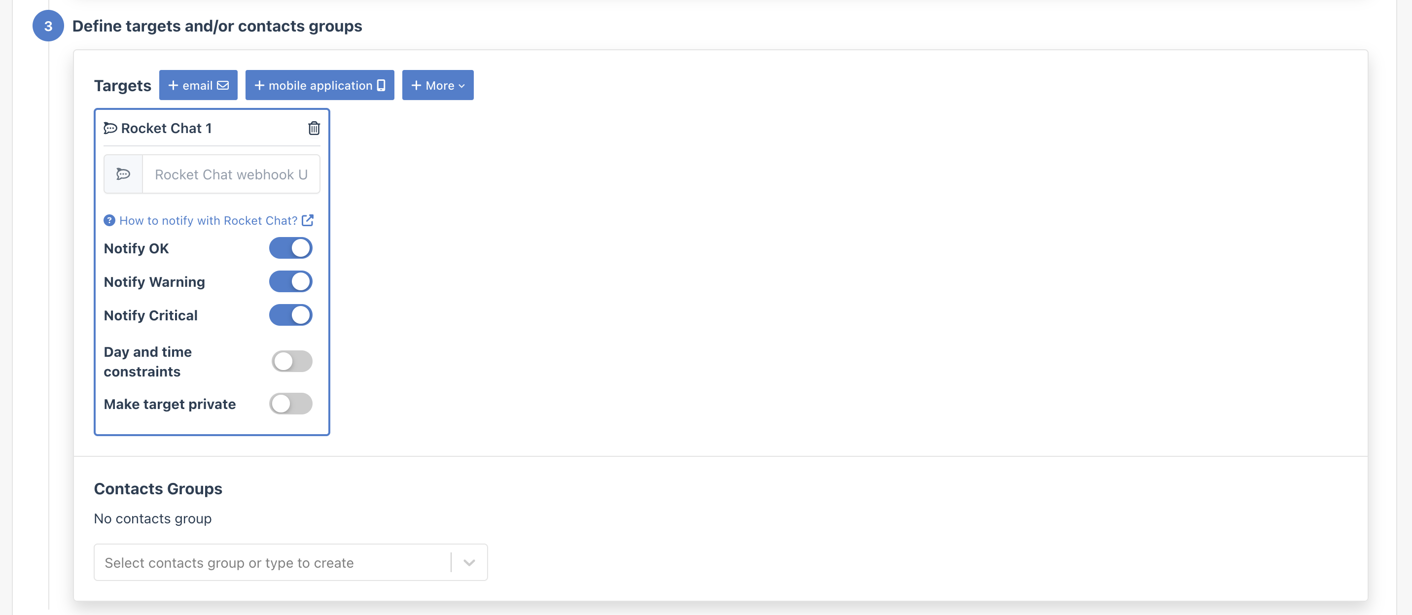 Rocket.Chat notification