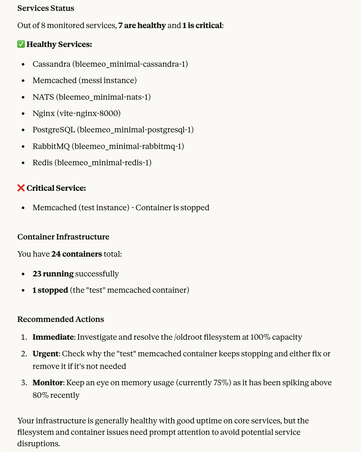 MCP example - health check part 2